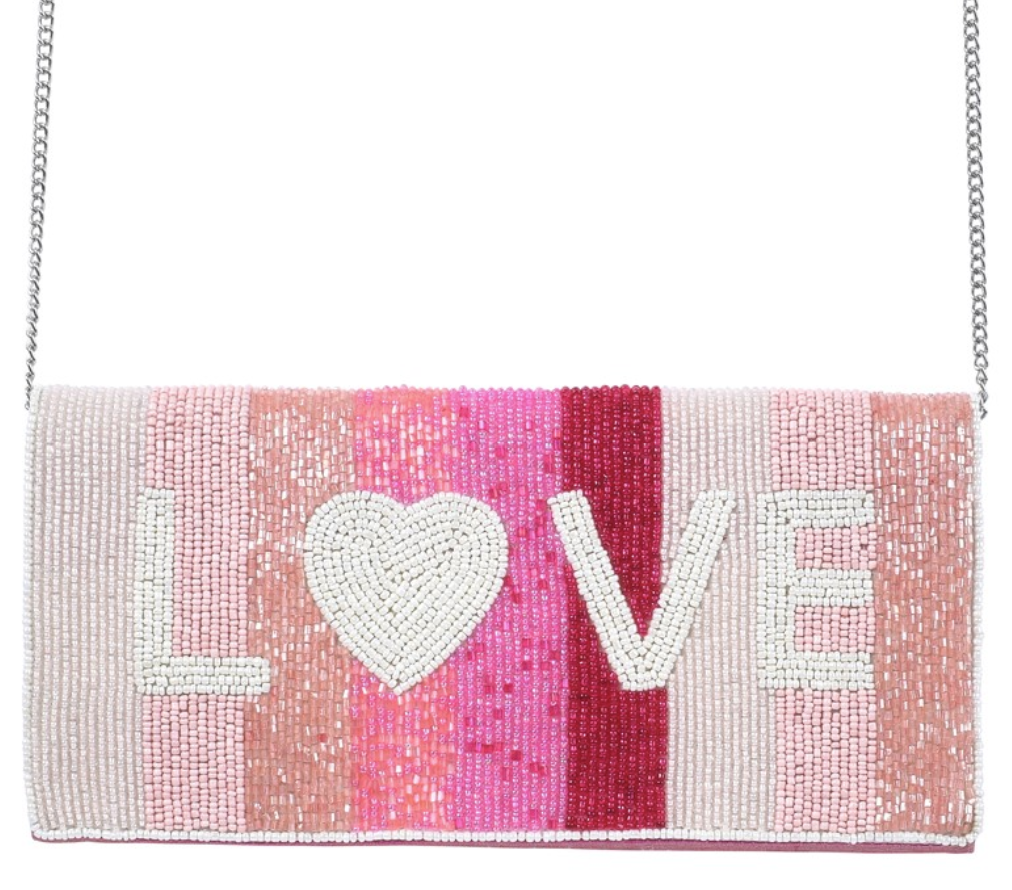 "Love" Clutch