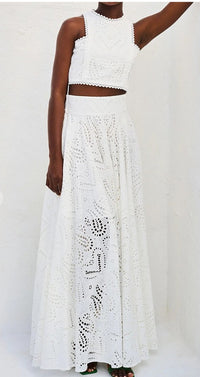 Hazel Crop Top and Skirt Set