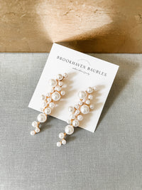 Pearl Waterfall earrings