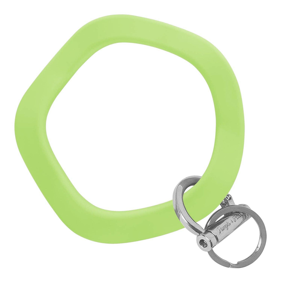 Wavy Wristlet Keyring | Wrist-Worn Key Chain & Phone Tether: Gold / Wavy - Mojito