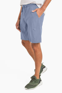 MEN - Ocean Active Drawstring Shorts with Zippered Pouch