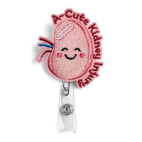 Kidney 360-Degree Rotating Retractable Reel Badge Holder