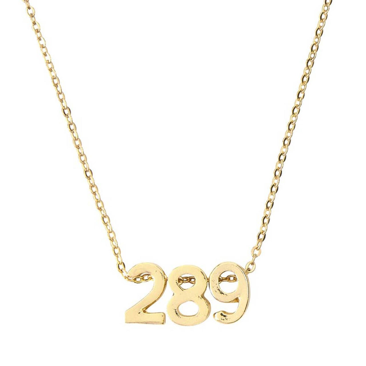 Verse Necklace Filled Display - Spring 25: Gold Plated/Pine Display / 11.5" W x 7.25" H x 1" D