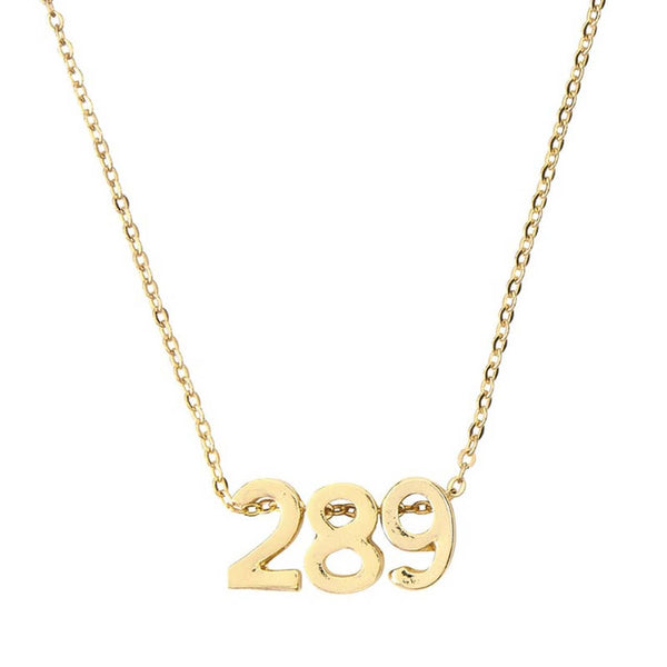 Verse Necklace Filled Display - Spring 25: Gold Plated/Pine Display / 11.5" W x 7.25" H x 1" D