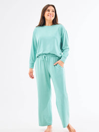 Sophie Straight Leg Pants Set | Lagoon