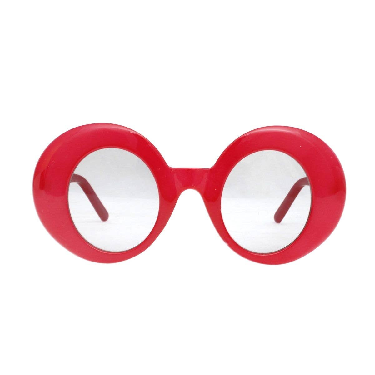 Carrie Sunglasses Red Round Retro Eyewear for Women