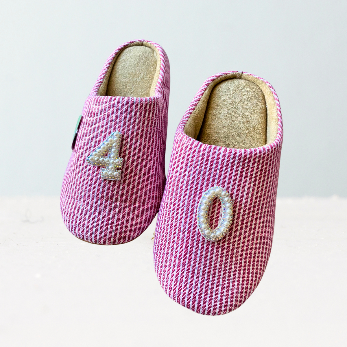 0-9 Number Set Pearl Rhinestone Patches for DIY Project: Pearl / 0 to 9 set