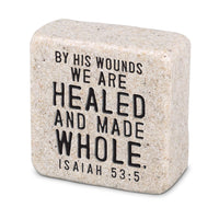 LCP Scripture Block By His Wounds