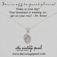 You're Off To Great Places! Necklace (sterling silver)