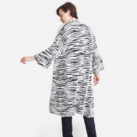 Carter Tiger Zebra or  Leopard Patterned Bell Sleeves Cardigan