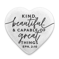 LCP Scripture Stone Hope Heart Great Things - Heart Stone