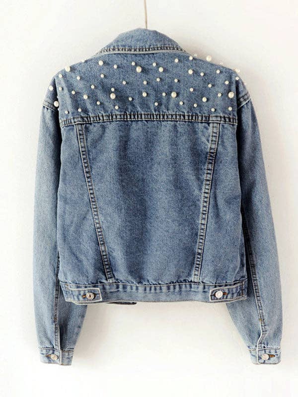Daphne Denim & Pearls Jacket