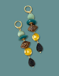 Beaded Dangle Earrings - Boho Drops