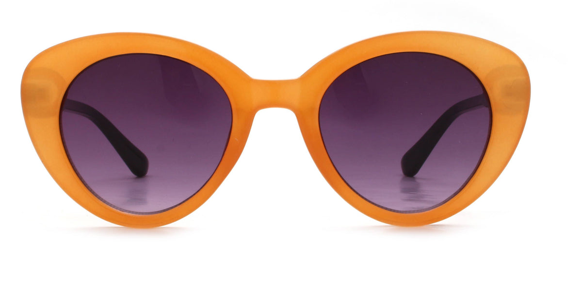 CARESS - SUNGLASSES: ORANGE/BLACK or  TORTOISE