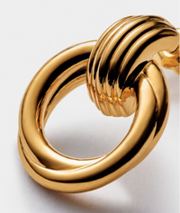 Demi Waterproof Gold Oversized Stud Earrings