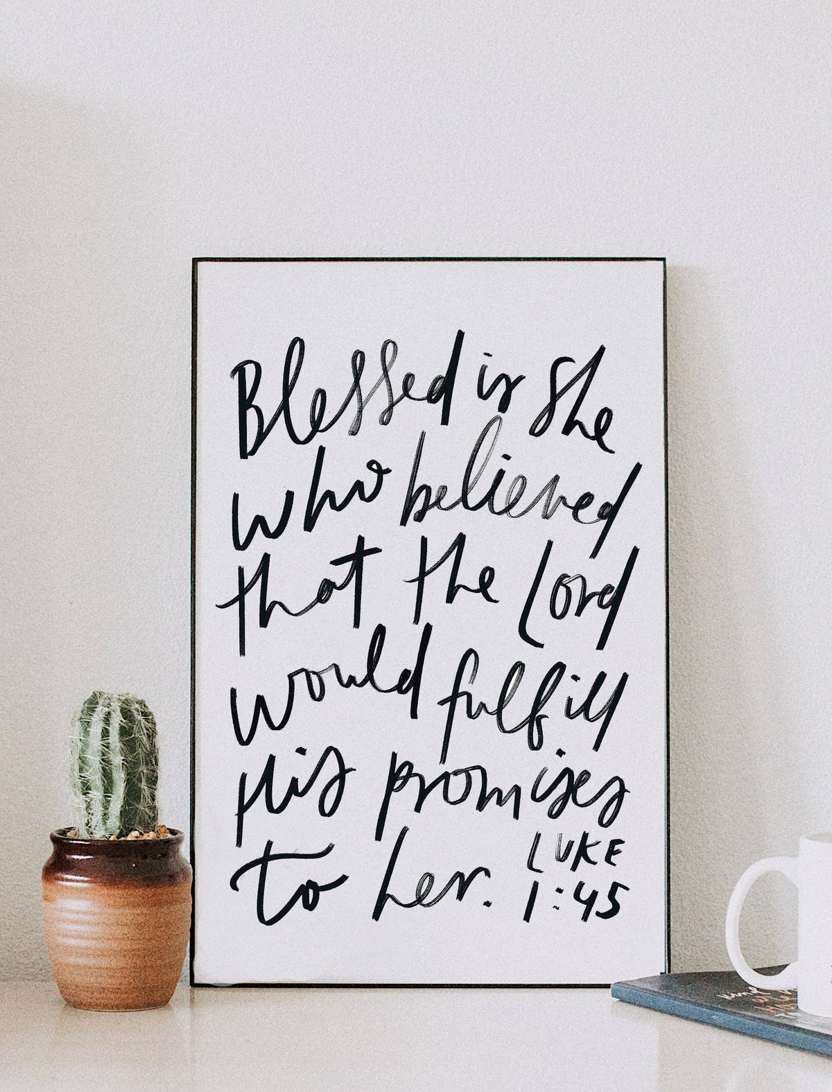 11x17 Blessed Is She: Print Only