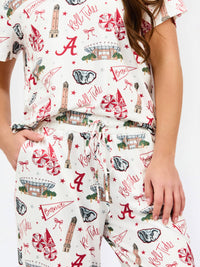 Women's Alli Pajama Pants Set | Alabama: XS