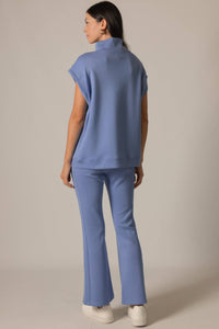 P. CILL Butter Modal Fitted Flares: Cornflower Blue