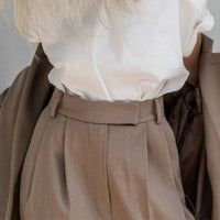 Urban White Short Sleeves T-Shirt Top: WHITE / M