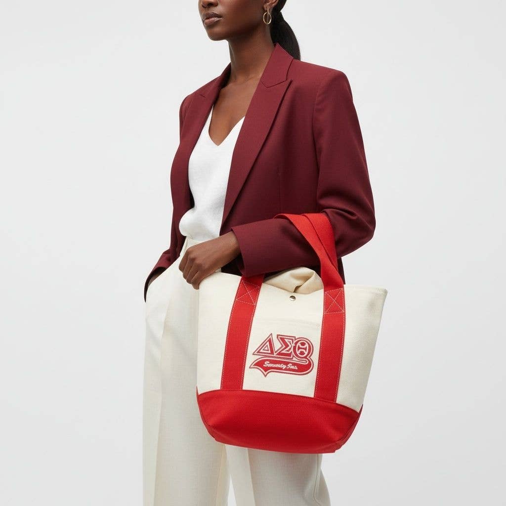 DST Mini Canvas Tote Bag 1913 Embroidered