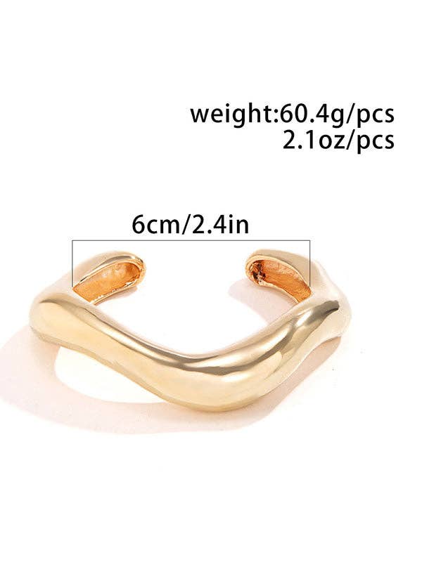 Geometric Bracelet Accessories: GOLD / A / One_size
