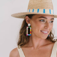 Callie Rainbow Colorblock Earrings