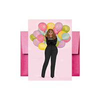 Birthday Balloons Greeting Card