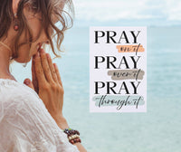 Itty Bitty Card "Pray On Over Through It"