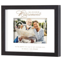 Framed Wall Art Blessed Retirement 10x8