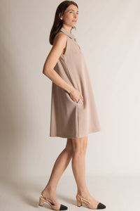 P. CILL Butter Modal Sleeveless Tennis Dress: Lemon Grass / XSmall
