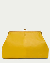 Grace Oversized Clutch: Brandy