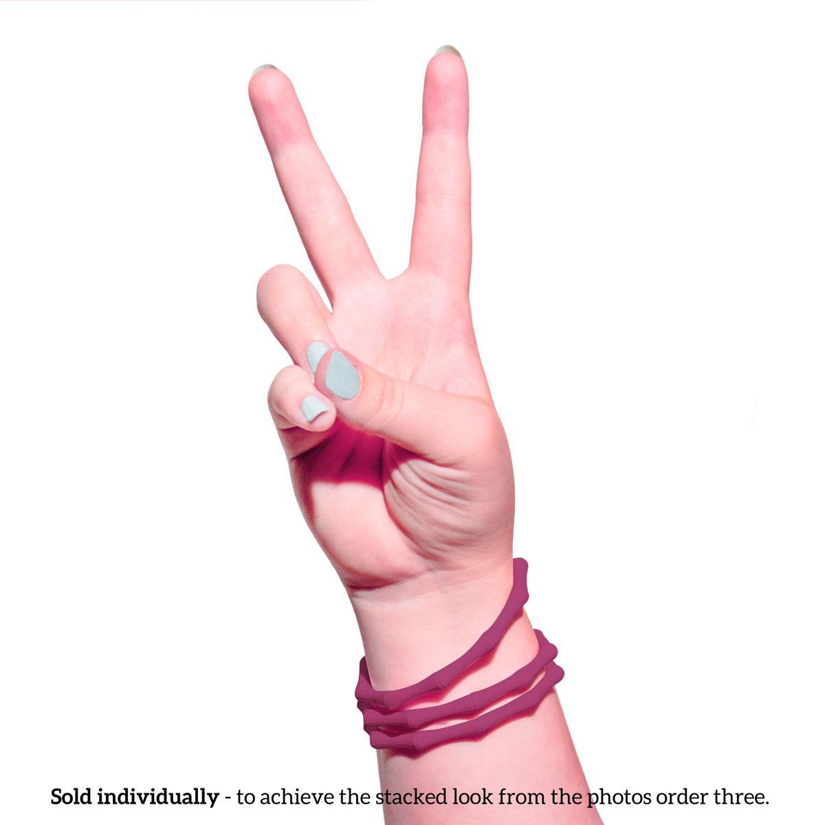 Waterproof Bamboo Bracelet | Travel-Ready Wristwear: Cloud