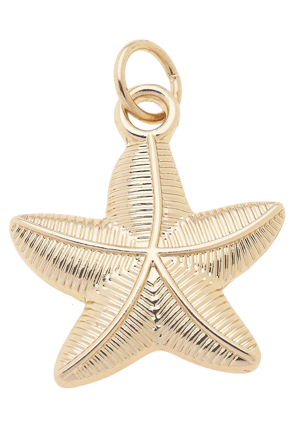 CANVAS STYLE CHARM BAR-Starfish Charm in Shiny Gold