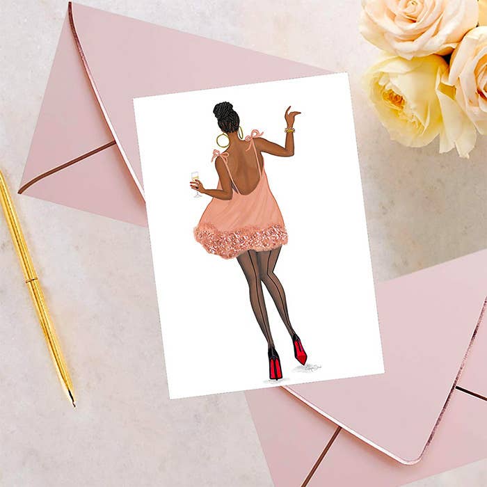 Happy Strut Greeting Card