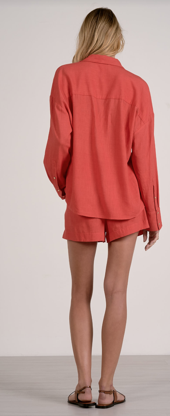 Elan Button Down Top, Peplum Cami or Pants