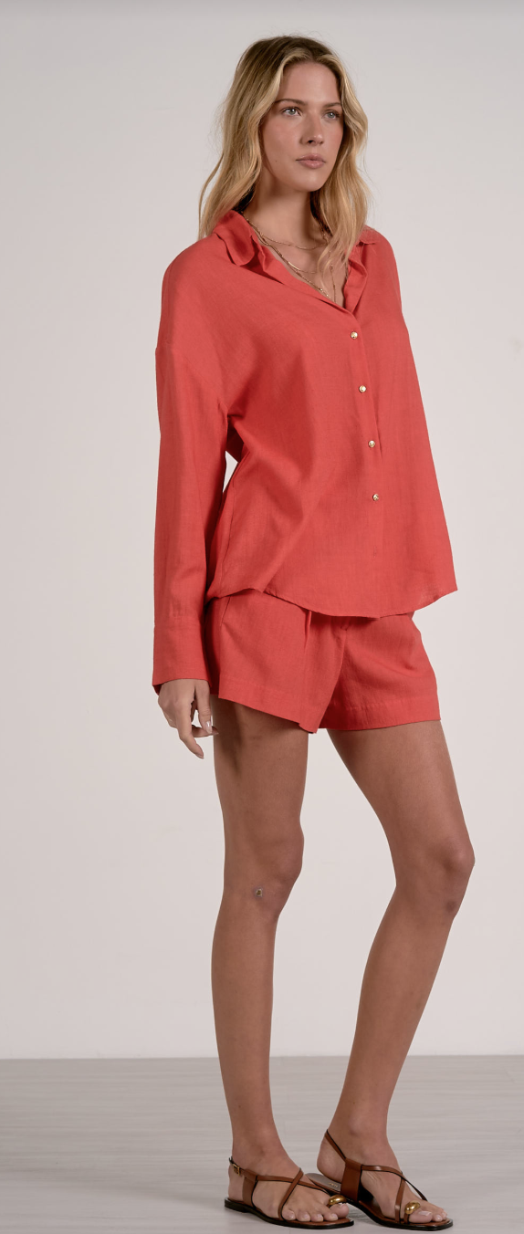 Elan Button Down Top, Peplum Cami or Pants