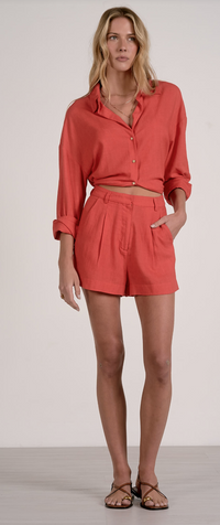 Elan Button Down Top, Peplum Cami or Pants