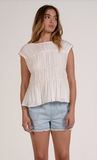 Elan Boat Neck Blouse