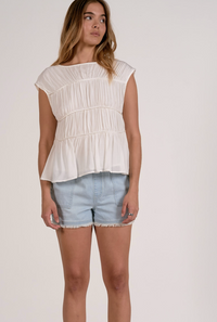 Elan Boat Neck Blouse