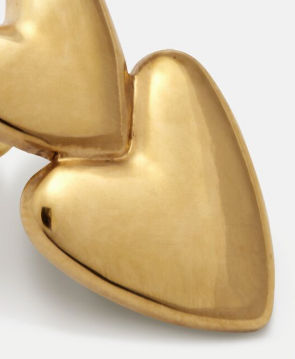 Eros Waterproof Gold Heart Earrings
