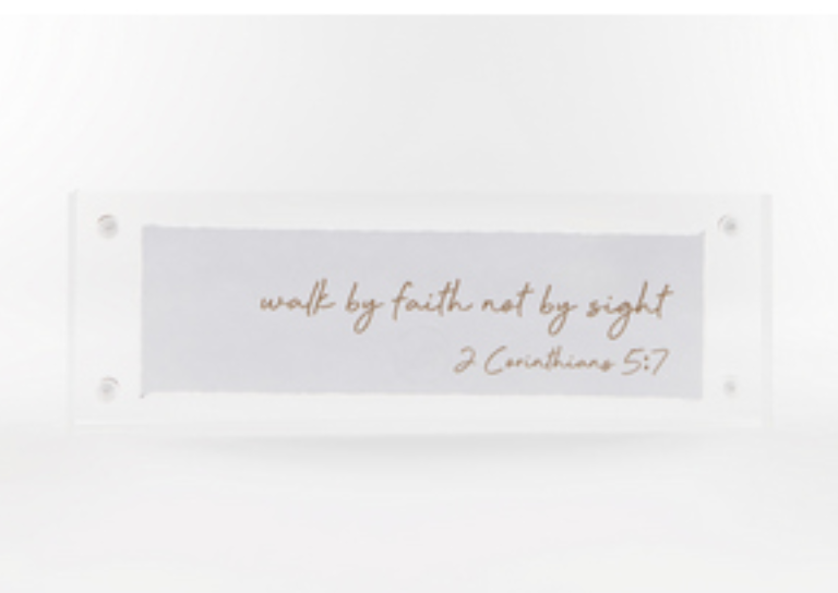 Evabelle walk by faith frame