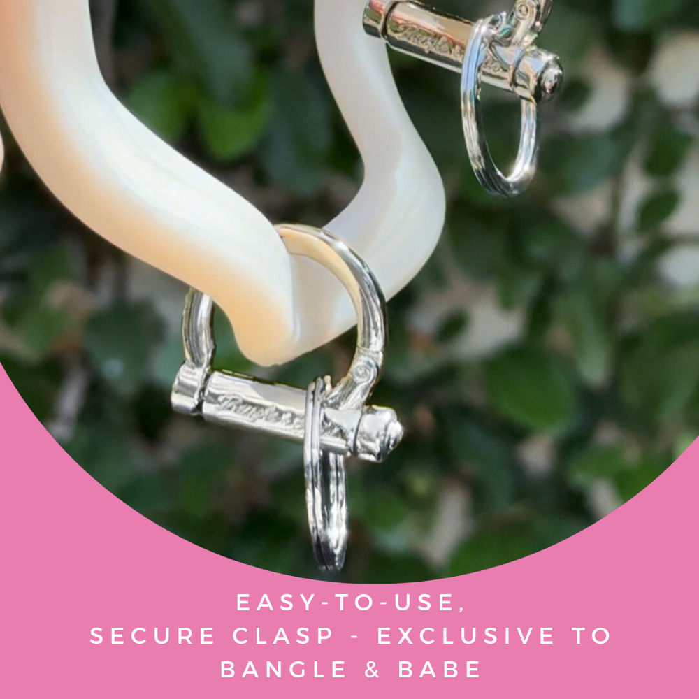 Wavy Wristlet Keyring | Wrist-Worn Key Chain & Phone Tether: Gold / Wavy - Mojito