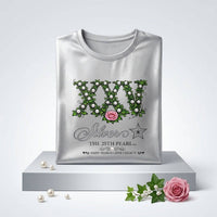 Medium AKA Silver Soror 25th Pearl Metallic Tee: Silver / Multi Tone / Medium