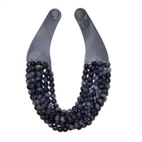 NEW CHUNKY BEADED LAYERED MAGNETIC NECKLACE