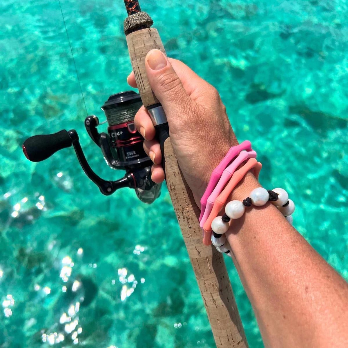 Waterproof Bamboo Bracelet | Travel-Ready Wristwear: Black