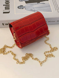 Chains Shiny Split-Joint Bags Crossbody Bags: GOLD / One_size