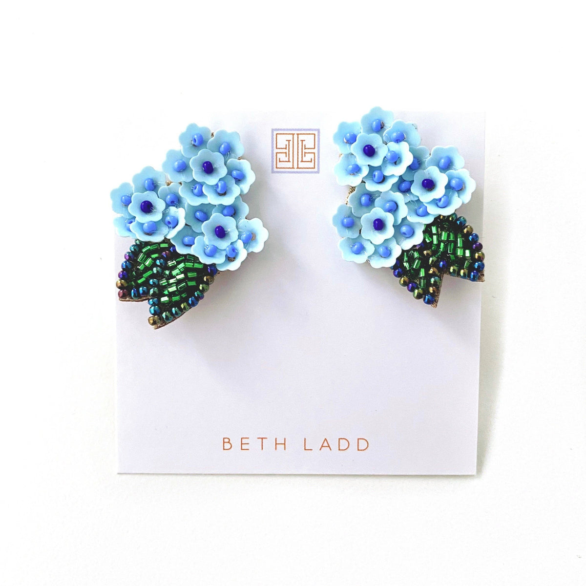 Blue Hydrangea Earrings