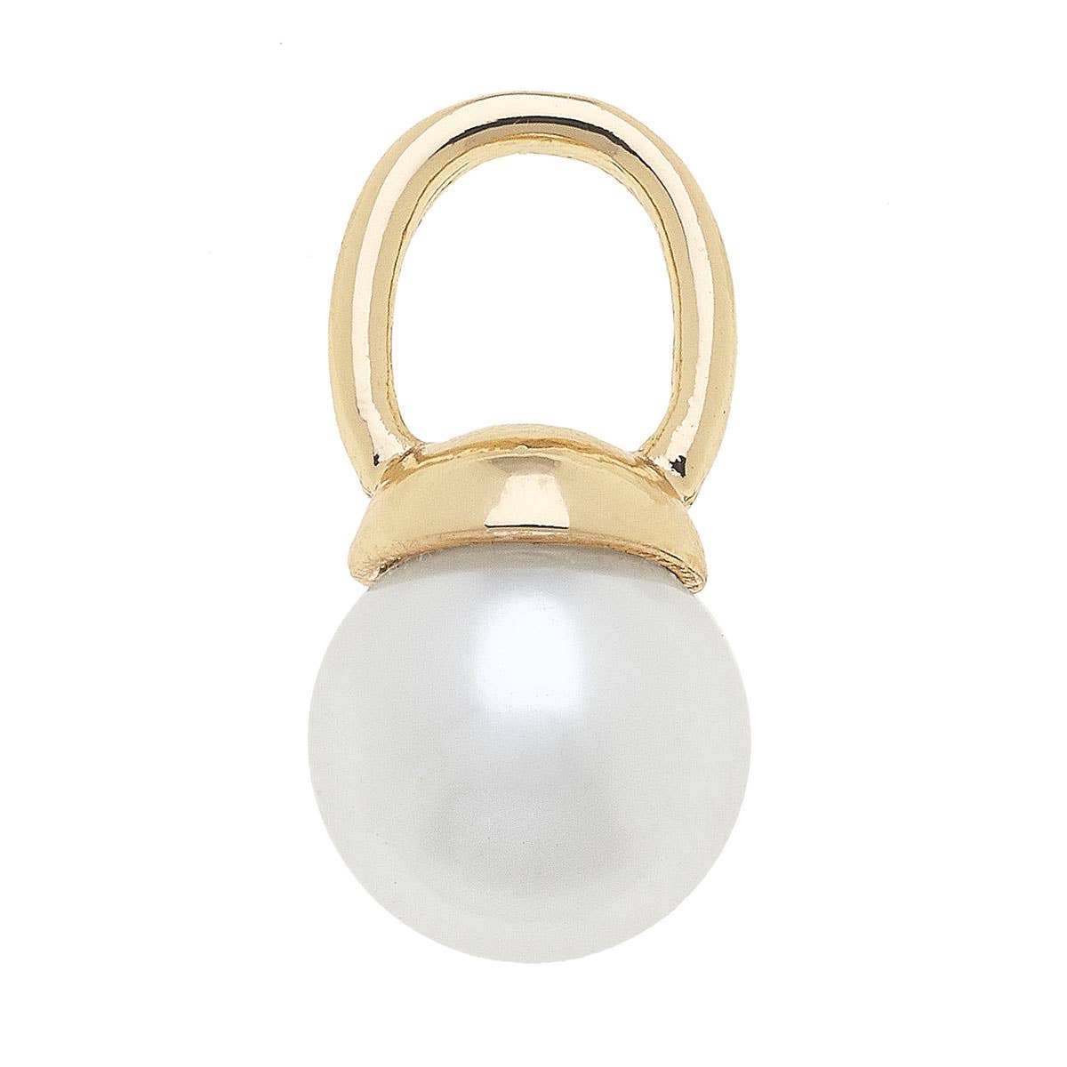 CANVAS STYLE CHARM BAR -Pearl Drop Charm in Ivory