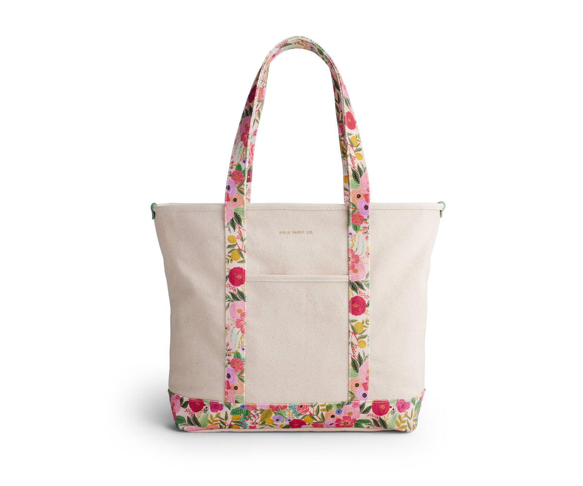 Rifle Paper Garden Party Canvas Carry All