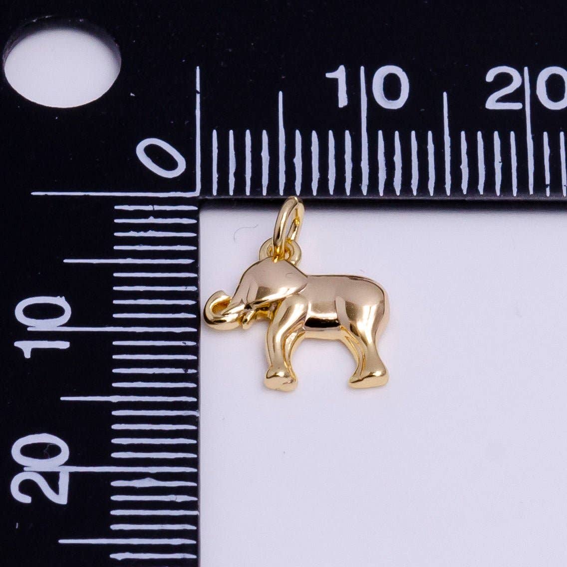 Mini Gold Elephant Charm AC-1398